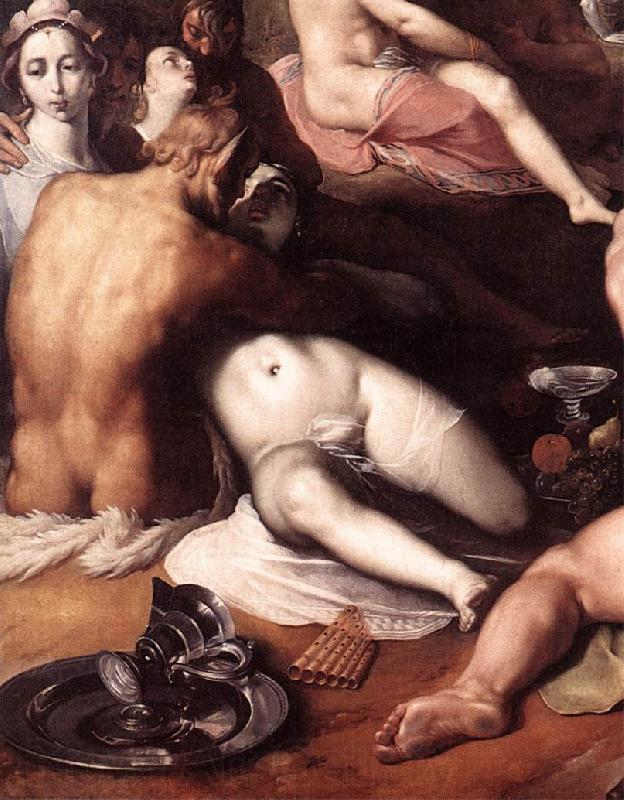 CORNELIS VAN HAARLEM The Wedding of Peleus and Thetis (detail) fd Spain oil painting art